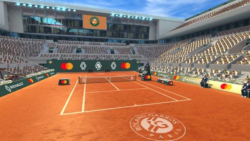 Tennis Clash Roland-Garros eSeries tournament gameplay