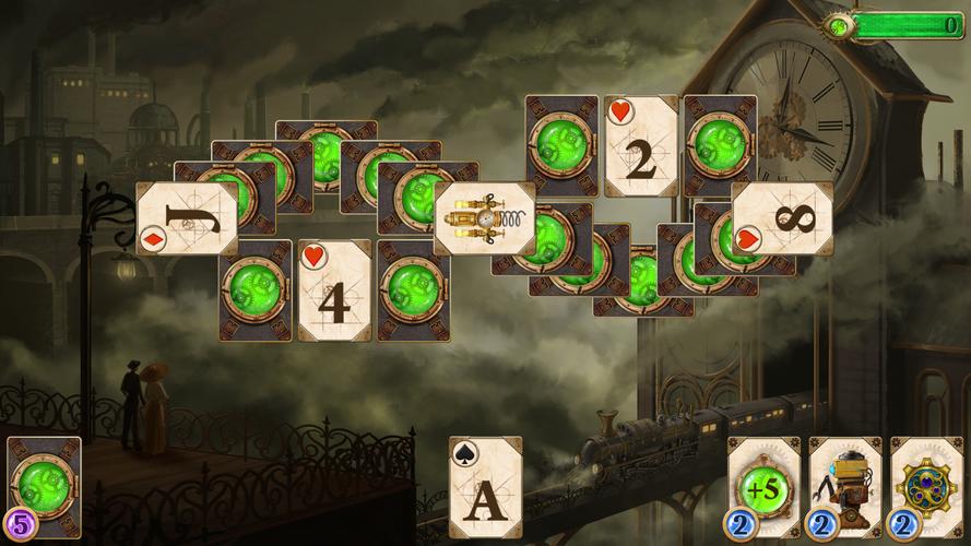 Steampunk Solitaire Captura de tela 1