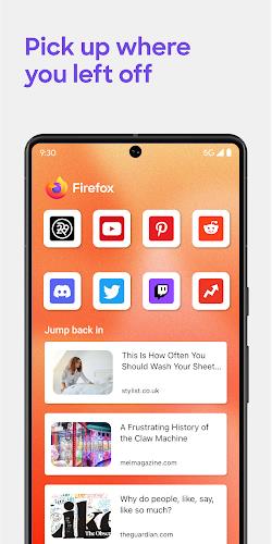 Firefox: приватный браузер Скриншот 2