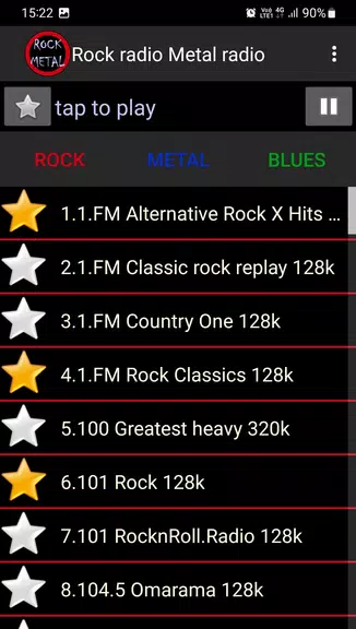 Rock+ Metal radio Captura de pantalla 0
