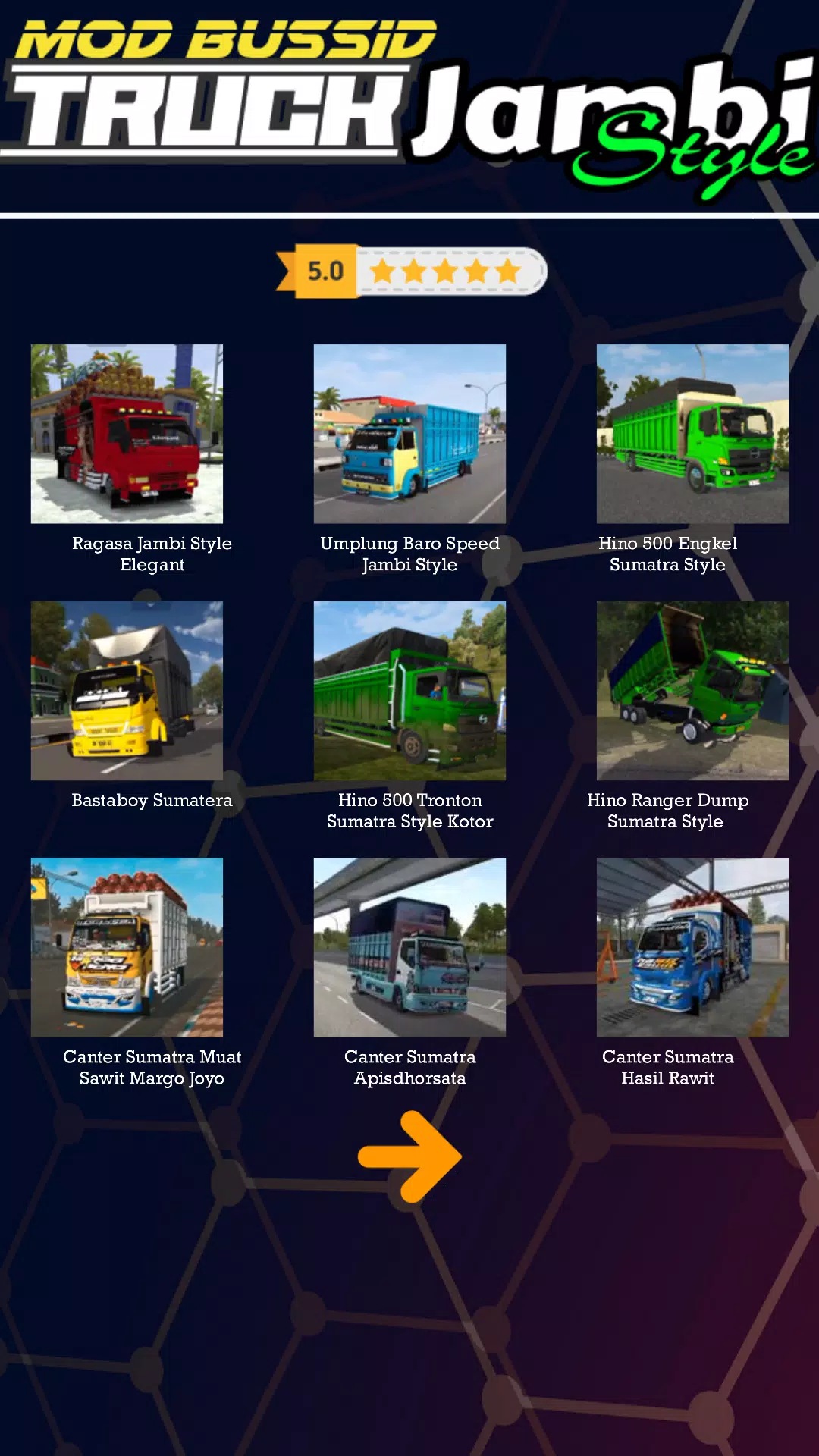 Mod Bussid Truk Jambi Style 스크린샷 1