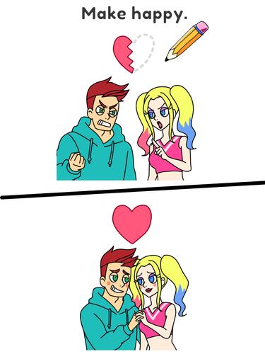 Draw Happy Queen : Puzzle Game 스크린샷 2