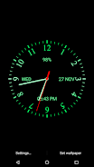 Analog Clock Live Wallpaper Скриншот 0