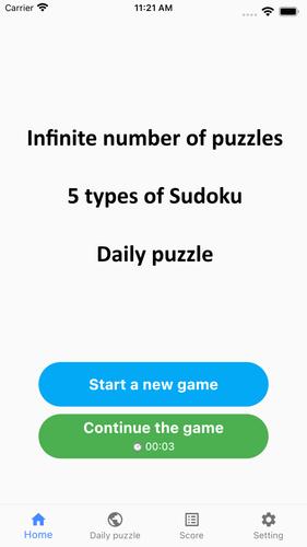 All Sudoku - 5 kinds of sudoku Capture d'écran 0