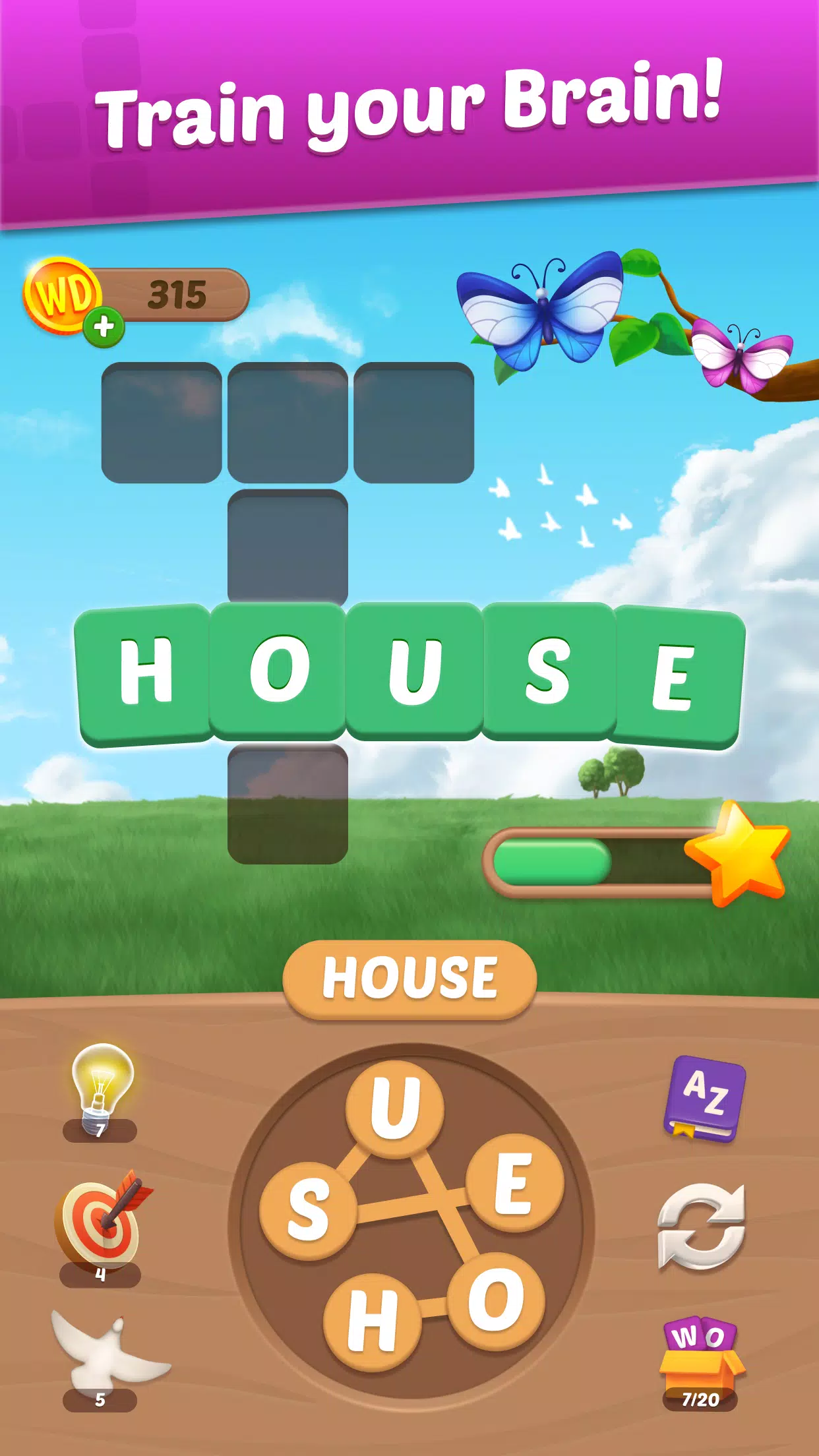 Wordington: Word Hunt & Design 스크린샷 1