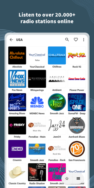 VRadio - Online Radio App Screenshot 0