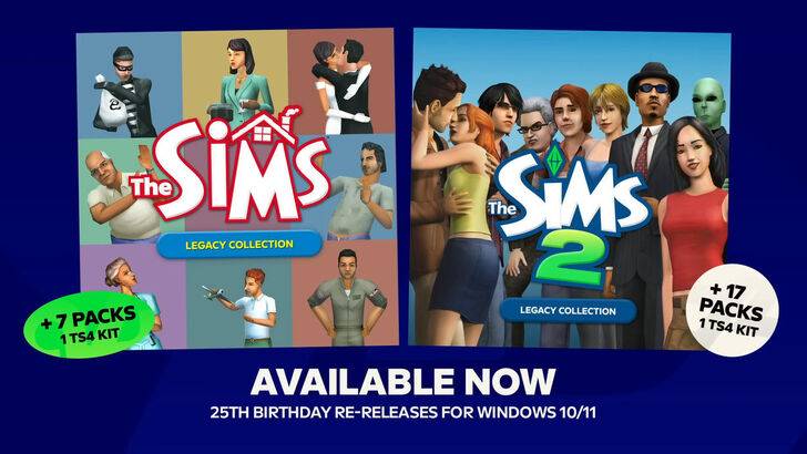 The Sims 1 and 2 Re-release