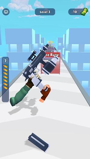 လက်နက် Upgrade Rush Mod APK အသစ်