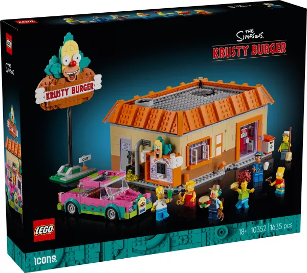 Lego hồi sinh sự hợp tác của Simpsons, tiết lộ bộ bánh burger Krusty