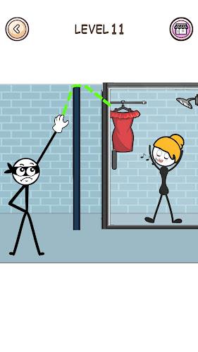 Stickman Thief : Brain Puzzle应用截图第1张