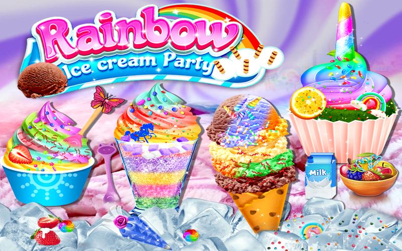 Rainbow Ice Cream Party スクリーンショット 3