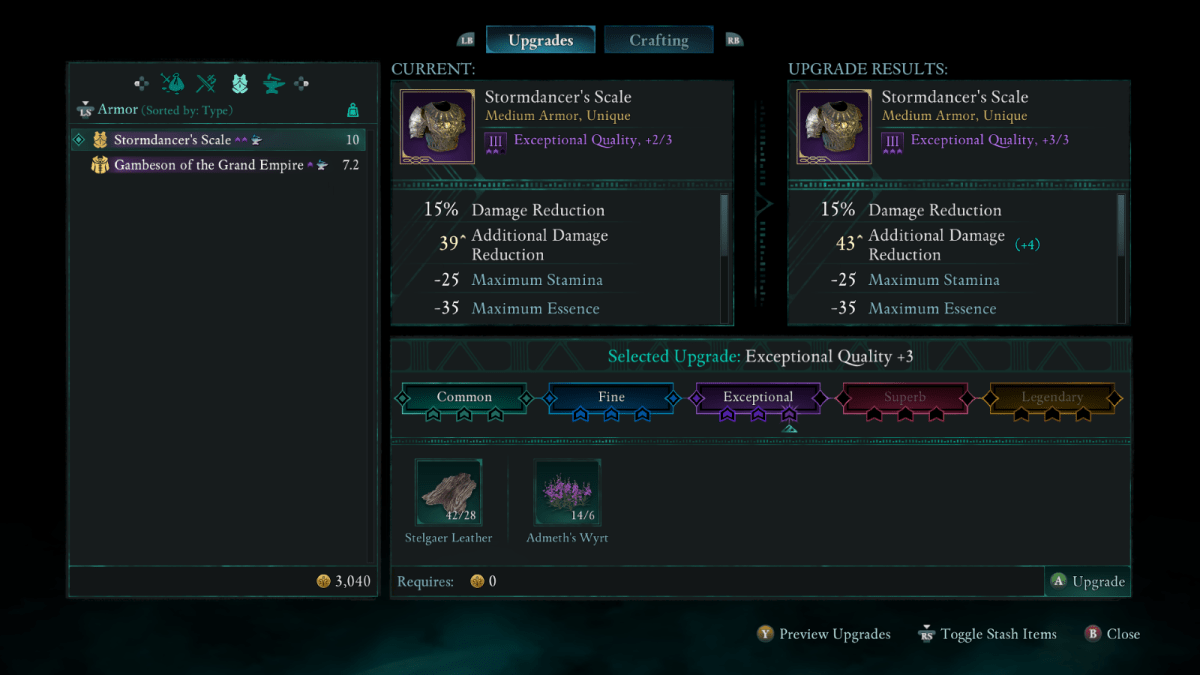 Image showing different weapon qualities