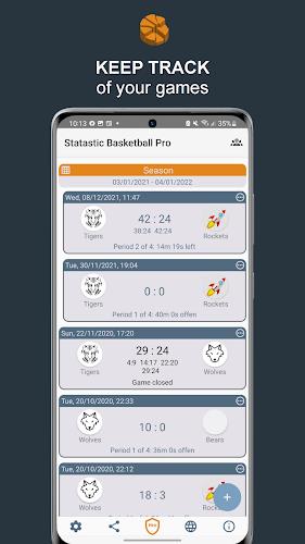 Statastic Basketball Tracker应用截图第2张