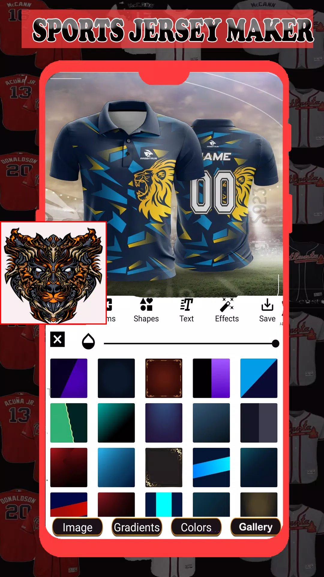 Sports Jersey Maker スクリーンショット 3