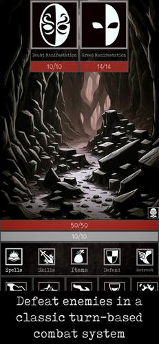 Grim Quest - Old School RPG स्क्रीनशॉट 1