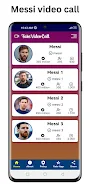 Messi video call prank Capture d'écran 1