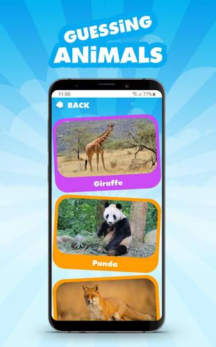 Schermata Guessing Animals 3