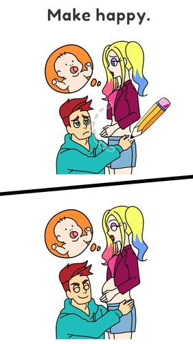 Draw Happy Queen : Puzzle Game 스크린샷 1