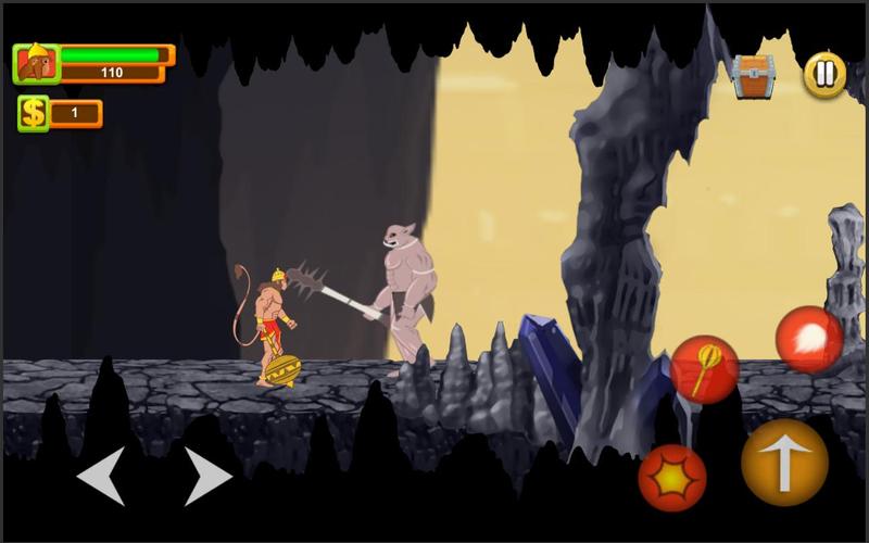 Hanuman Adventure Indian game 螢幕截圖 1