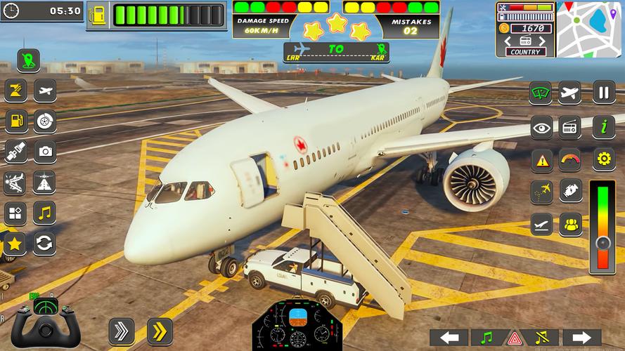 Real Flight Sim Airplane Games Tangkapan skrin 2