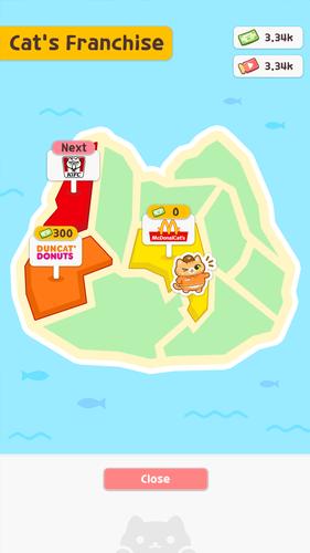 Cat diner: Franchise tycoon 螢幕截圖 1