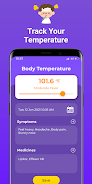 Body Temperature App Ảnh chụp màn hình 0