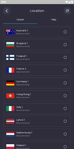 Italy VPN - Fast Proxy Server স্ক্রিনশট 3