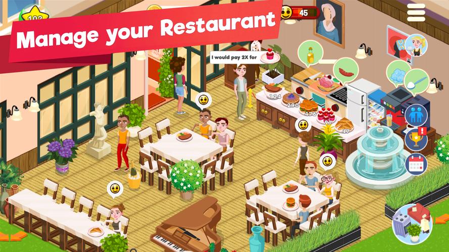 Restaurant Manager Idle Tycoon应用截图第0张