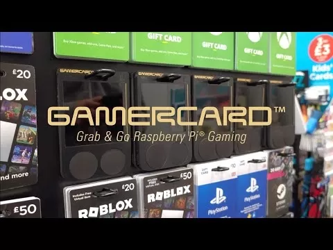 GamerCardのプロトタイプがクレジットカードサイズであることを示している