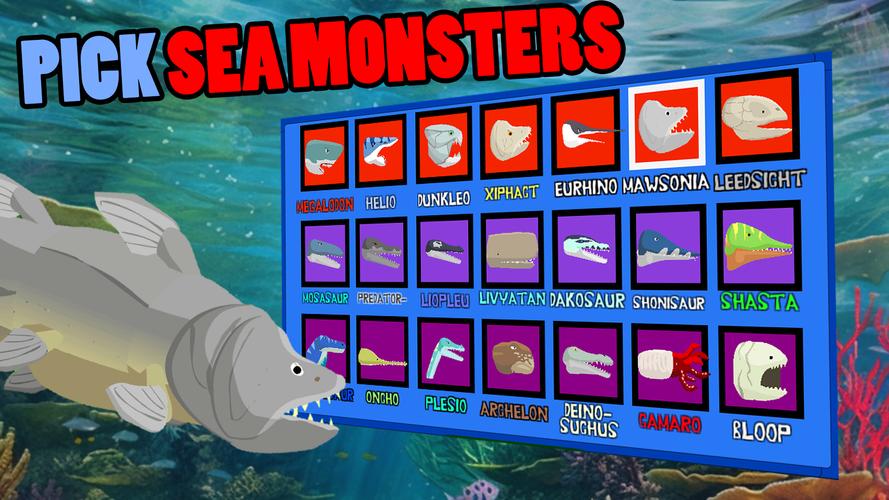 Megalodon Fights Sea Monsters 螢幕截圖 1