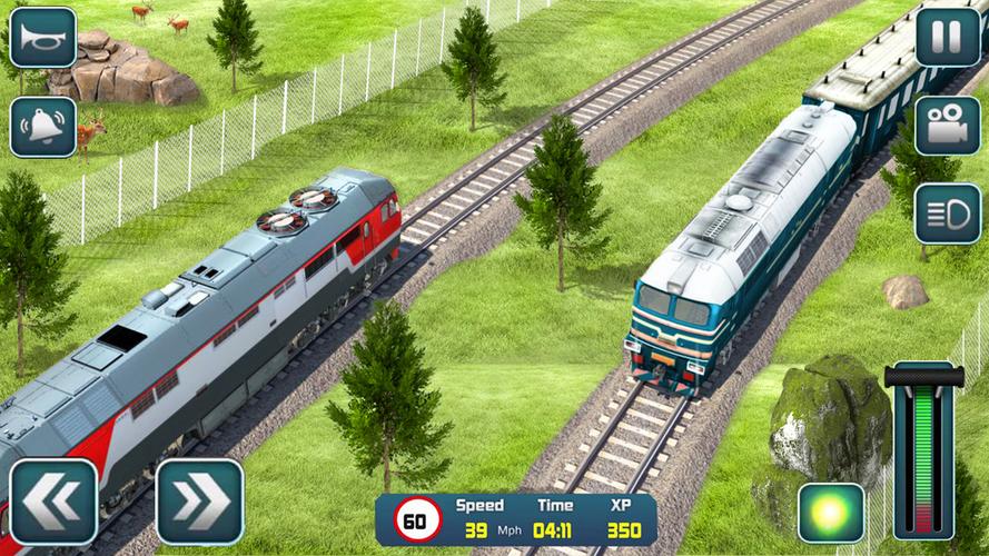 Euro Train Driver Train Games Screenshot 3