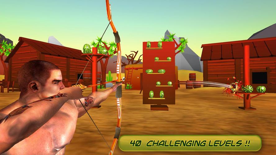 Watermelon Shooting : Archery Captura de tela 2