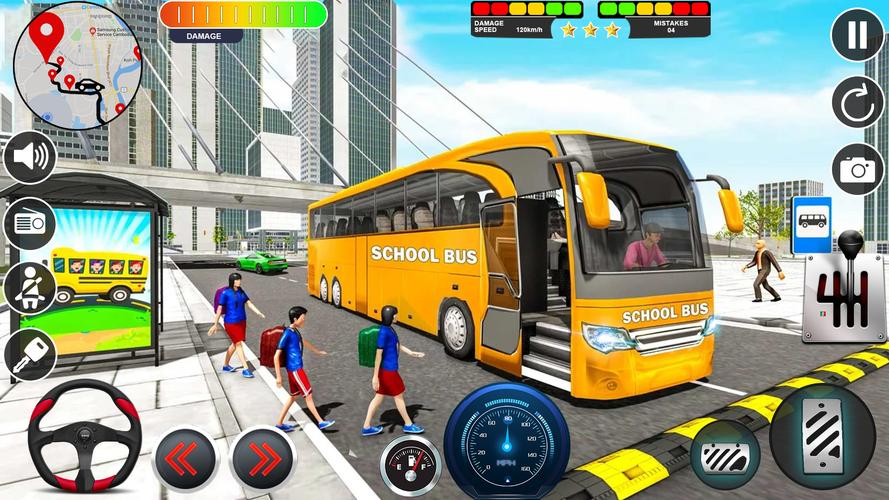 School Bus Simulator Bus Games 螢幕截圖 2