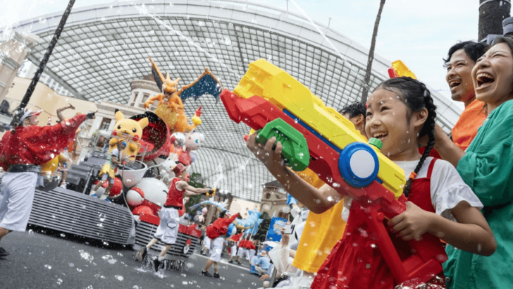 Pokémon Water Spectacle Arrives at Universal Studios Japan