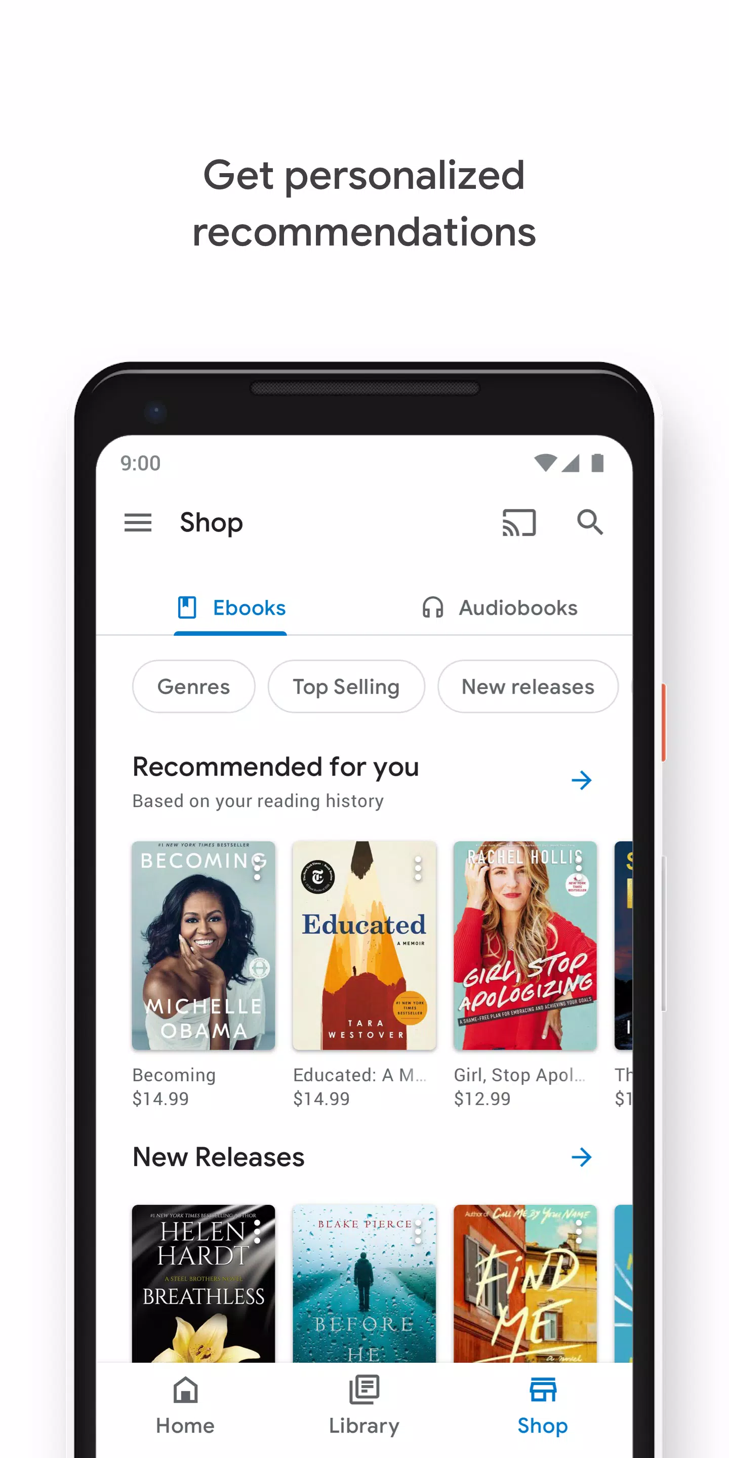 Google Play Bücher Screenshot 0