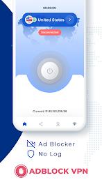Adblock VPN - Get Adblock IP 螢幕截圖 1