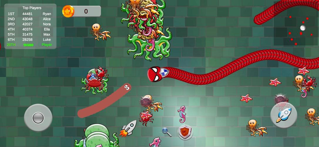 Schermata Snake Zone.io Slither Worm 3