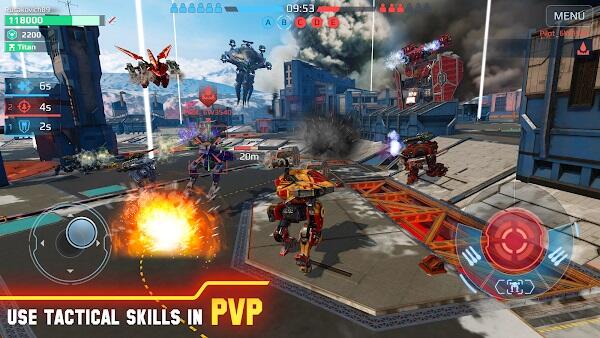 War Robots mod apk onbeperkt platina