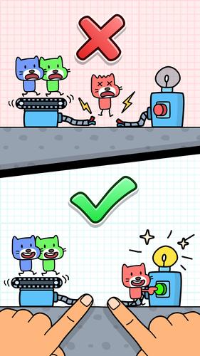 Brain cat: tricky puzzles স্ক্রিনশট 1