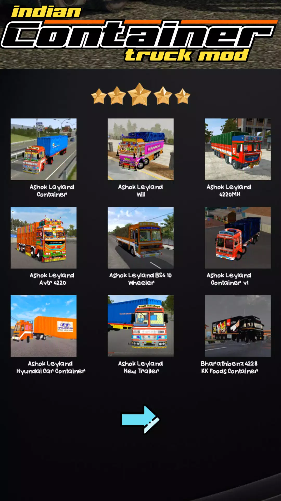 Indian Container Truck Mod スクリーンショット 1