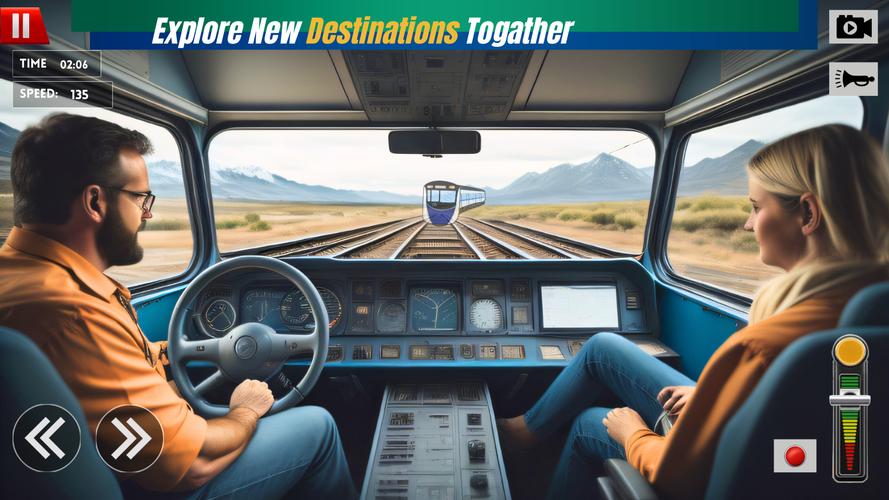 Train Games 3d Train Driving Ảnh chụp màn hình 1