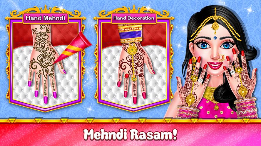Indian Wedding Makeup Dressup 螢幕截圖 3
