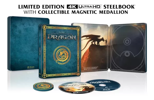 Reservar ahora: Cómo entrenar a tu dragón en acción real 4K Steelbook disponible