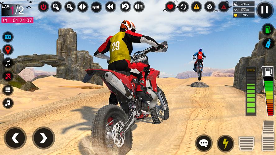 Dirt Bike Stunt - Bike Racing Captura de tela 2