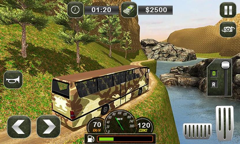 Army Bus Transporter Coach Fun スクリーンショット 1