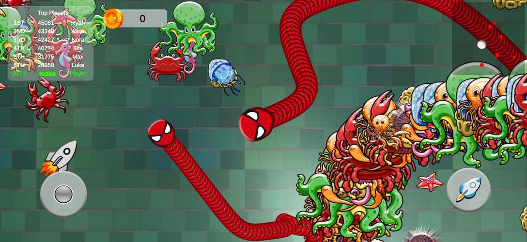 Schermata Snake Zone.io Slither Worm 0
