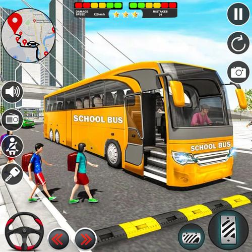 School Bus Simulator Bus Games 螢幕截圖 3