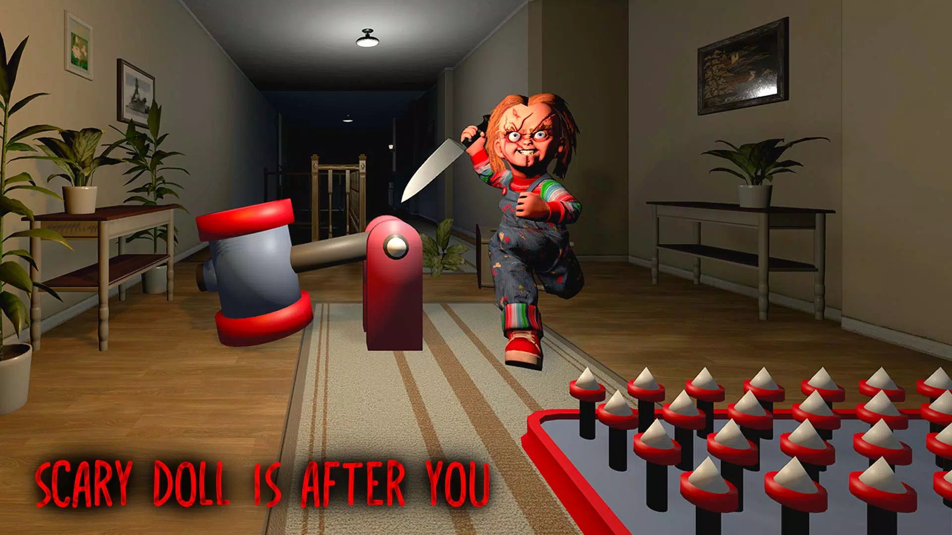 Chucky Doll Run Ghost House Captura de pantalla 3