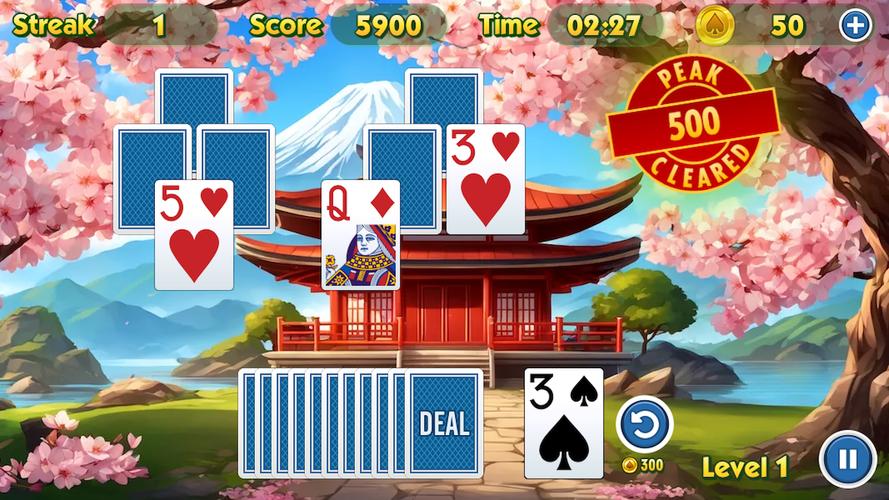 TriPeaks Solitaire Challenge应用截图第2张