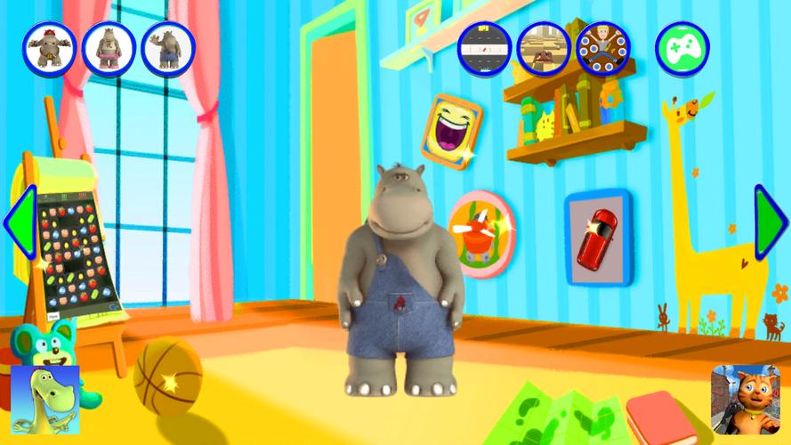 Talking Hippo Rock ภาพหน้าจอ 0